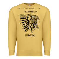 Antique Gold A Feathered indians tyler darling childers art gift for fans Premium Sweatshirt - tuanDangUi