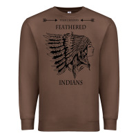 Chestnut A Feathered indians tyler darling childers art gift for fans Premium Sweatshirt - tuanDangUi