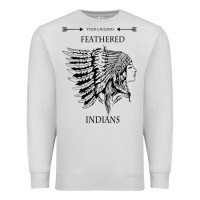 Dove Grey A Feathered indians tyler darling childers art gift for fans Premium Sweatshirt - tuanDangUi