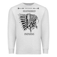 Oatmeal Heather A Feathered indians tyler darling childers art gift for fans Premium Sweatshirt - tuanDangUi