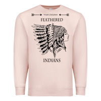 Pale Pink A Feathered indians tyler darling childers art gift for fans Premium Sweatshirt - tuanDangUi