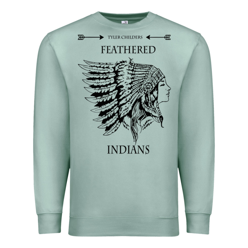 A Feathered Indians Tyler Darling Childers Art Gift For Fans Premium Sweatshirt by tuanDangUi | Teevron