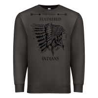 Smoke A Feathered indians tyler darling childers art gift for fans Premium Sweatshirt - tuanDangUi