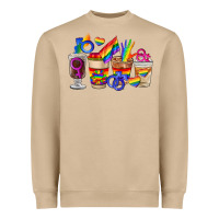 Mushroom lgbt coffee cups Heavyweight Sweatshirt - FaDigitalArtStudio