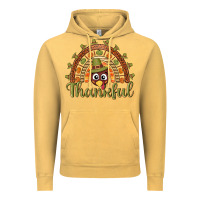 Vintage Mustard Turkey rainbow thankful thanksgiving Vintage Hoodie - NancyCooperArtShop