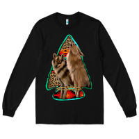 Black howling wolves arrowhead Long Sleeve Tee - Jasminsmagicworld