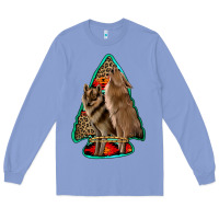 Colony Blue howling wolves arrowhead Long Sleeve Tee - Jasminsmagicworld