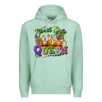 Seafoam mardi gras queen Premium Hoodie - FaDigitalArtStudio