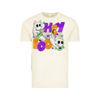 Vintage Arctic Hey Boo with Ghost Cats Vintage Tee - texasbilliewilder