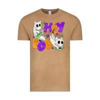 Vintage Camel Hey Boo with Ghost Cats Vintage Tee - texasbilliewilder