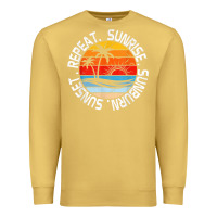 Antique Gold sunrise sunburn sunset repeat retro vintage gift vacation t shirt Premium Sweatshirt - tuanDangUi