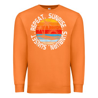 Carrot sunrise sunburn sunset repeat retro vintage gift vacation t shirt Premium Sweatshirt - tuanDangUi