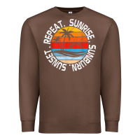 Chestnut sunrise sunburn sunset repeat retro vintage gift vacation t shirt Premium Sweatshirt - tuanDangUi