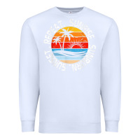 White sunrise sunburn sunset repeat retro vintage gift vacation t shirt Premium Sweatshirt - tuanDangUi