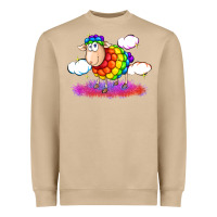 Mushroom rainbow sheep pride Heavyweight Sweatshirt - FaDigitalArtStudio