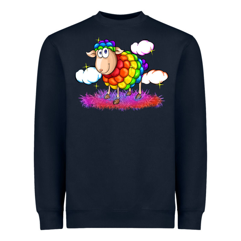 Rainbow Sheep Pride Heavyweight Sweatshirt by FaDigitalArtStudio | Teevron