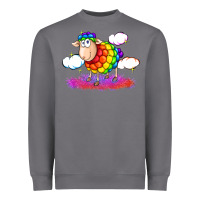 Storm rainbow sheep pride Heavyweight Sweatshirt - FaDigitalArtStudio