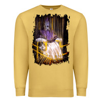 Antique Gold Francis Bacon Screaming Pope painting art lover gift  1 Premium Sweatshirt - tuanDangUi