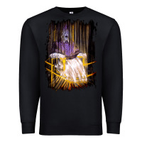 Black Francis Bacon Screaming Pope painting art lover gift  1 Premium Sweatshirt - tuanDangUi