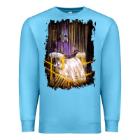 Ocean Blue Francis Bacon Screaming Pope painting art lover gift  1 Premium Sweatshirt - tuanDangUi