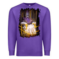 Purple Francis Bacon Screaming Pope painting art lover gift  1 Premium Sweatshirt - tuanDangUi
