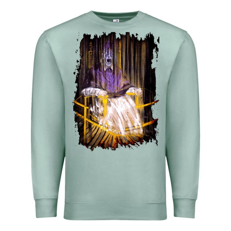 Francis Bacon Screaming Pope Painting Art Lover Gift  1 Premium Sweatshirt by tuanDangUi | Teevron