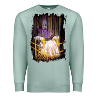 Seafoam Francis Bacon Screaming Pope painting art lover gift  1 Premium Sweatshirt - tuanDangUi