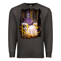 Smoke Francis Bacon Screaming Pope painting art lover gift  1 Premium Sweatshirt - tuanDangUi