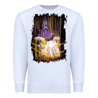 White Francis Bacon Screaming Pope painting art lover gift  1 Premium Sweatshirt - tuanDangUi