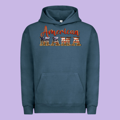 American Mama Urban Hoodie Designed By Barkaloodesign