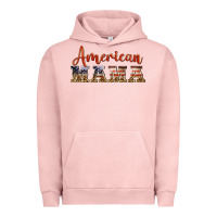 Pigment Salmon american mama Urban Hoodie - BarkalooDesign