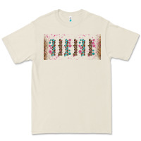 Bone teacher gemstone and pink flower libbey glass Premium Tee - BundleAndBundleShop