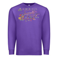 Purple operation ho ho ho Premium Sweatshirt - tuanDangUi