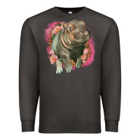 Smoke leopard baby hippo Premium Sweatshirt - LillyAllenDesigns