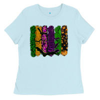 Baby Blue halloween brushstroke Ladies Tee - RanaPortraitStore