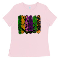 Bubblegum Pink halloween brushstroke Ladies Tee - RanaPortraitStore