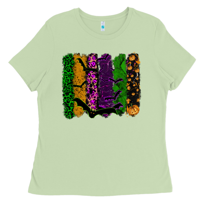 Halloween Brushstroke Ladies Tee by RanaPortraitStore | Teevron