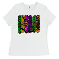 White halloween brushstroke Ladies Tee - RanaPortraitStore