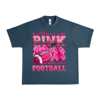 Midnight Navy In October We Wear Pink Watch Football Urban Heavy Tee - texasbilliewilder