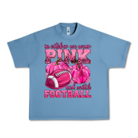 Pebble Blue In October We Wear Pink Watch Football Urban Heavy Tee - texasbilliewilder