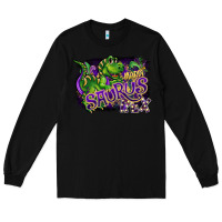 Black mardi saurus rex Long Sleeve Tee - CowGirlArtShop