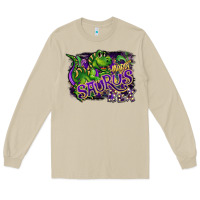 Mushroom mardi saurus rex Long Sleeve Tee - CowGirlArtShop