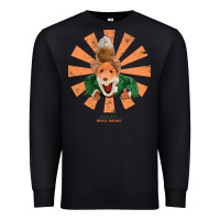 Black basil brush retro japanese Premium Sweatshirt - tuanDangUi