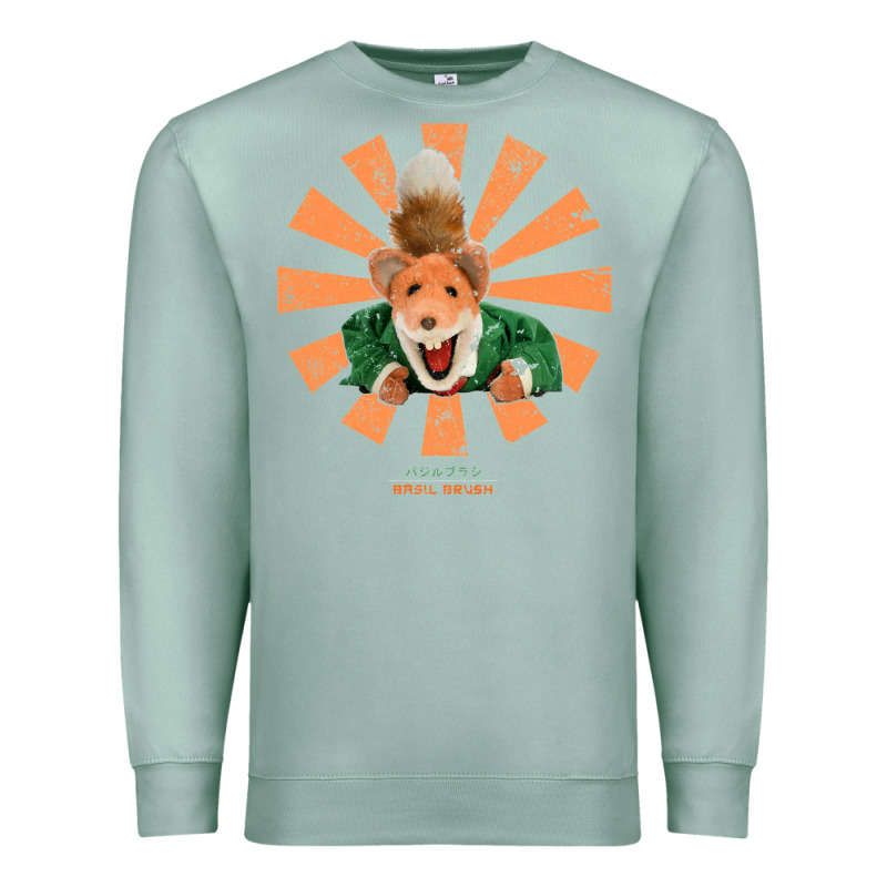 Basil Brush Retro Japanese Premium Sweatshirt by tuanDangUi | Teevron