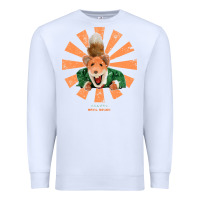 White basil brush retro japanese Premium Sweatshirt - tuanDangUi