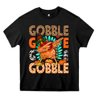 Black Gobble Gobble Gobble Heavy Core Tee - MaliasSmallBusiness