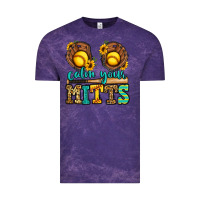 Cloud Purple calm your mitts softball Vintage Tee - Jasminsmagicworld