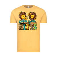 Vintage Mustard calm your mitts softball Vintage Tee - Jasminsmagicworld