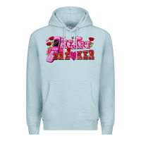 Blue Mist heart breaker Premium Hoodie - FaDigitalArtStudio