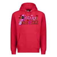 Cardinal heart breaker Premium Hoodie - FaDigitalArtStudio